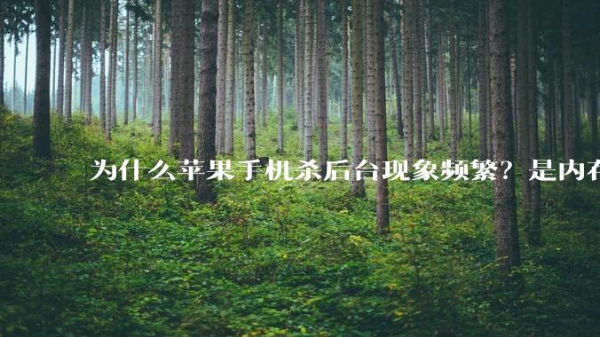 为什么苹果手机杀后台现象频繁？是内存不够、后台管理严格还是其他原因呢？